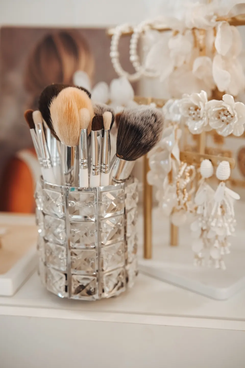 Make-up-Pinsel in Angelas Studio für dein persönliches Probestyling